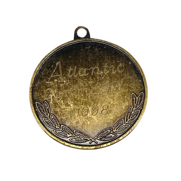 Vintage 1998 Atlantic Gymnastics Bronze Medal Commemorative Collectible - Picture 4 of 8